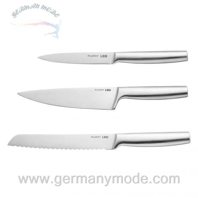 ست چاقو کلاسیک آشپزخانه 3 پارچه برگهف بلژیک Berghoff 3 tlg. Klassiches Messerset Legacy - Leo