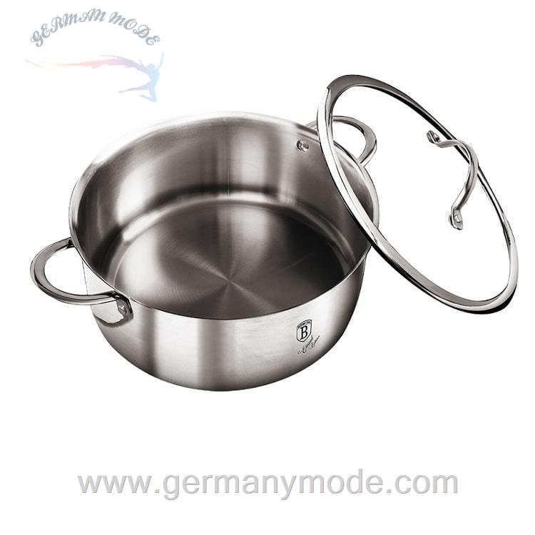 قابلمه 24 سانت درب دار برلینگر هاوس مجارستان BerlingerHaus CASSEROLE 24 CM BERLINGER HAUS BH/7428 ETERNAL COLLECTION