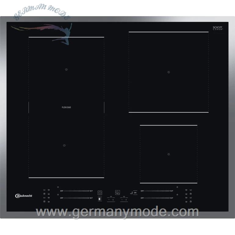 اجاق برقی 4 شعله باکنشت آلمان BAUKNECHT CERANKOCHFELD MIT INDUKTION - BS 7160C FT