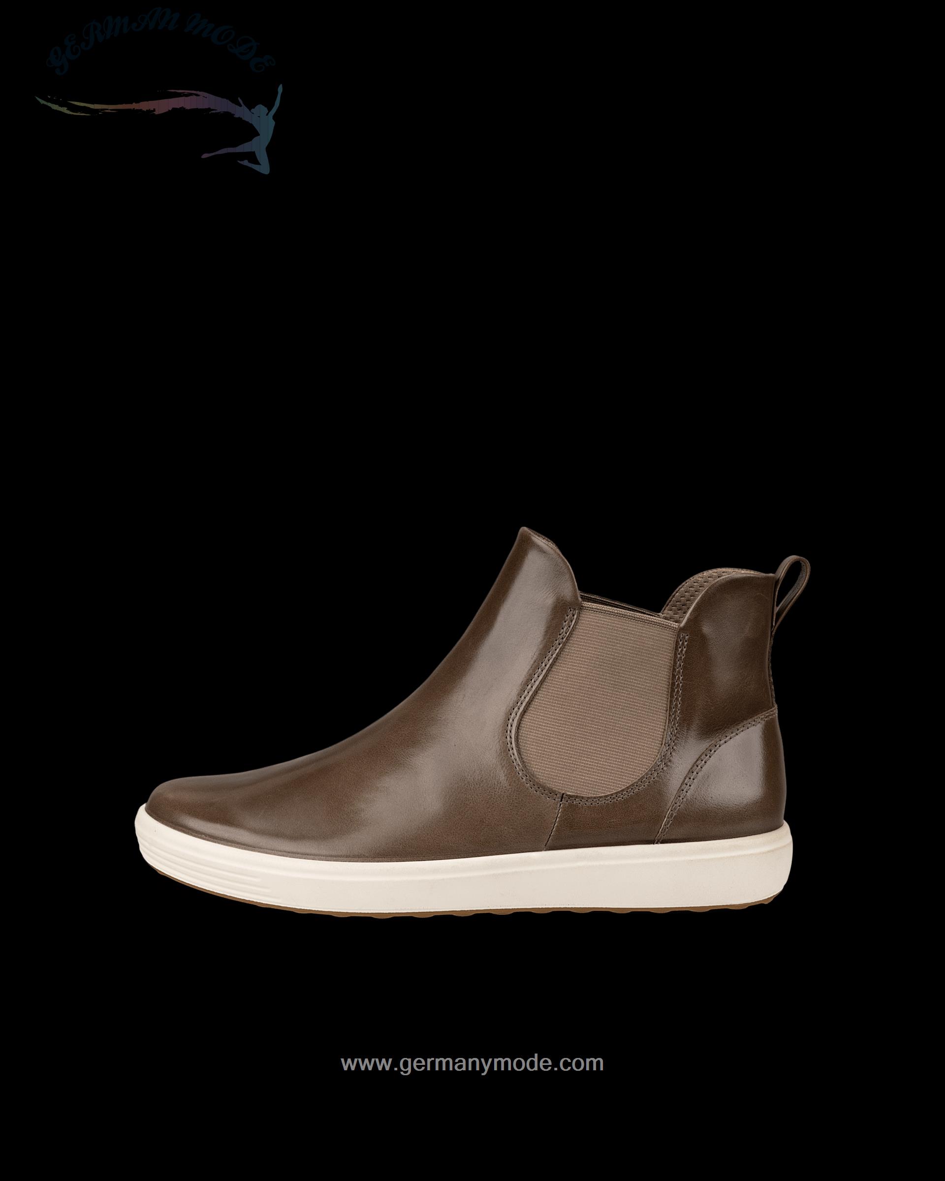 کفش زنانه اکو دانمارک ECCO SOFT 7 W Damen Chelsea Boot aus Leder Braun
