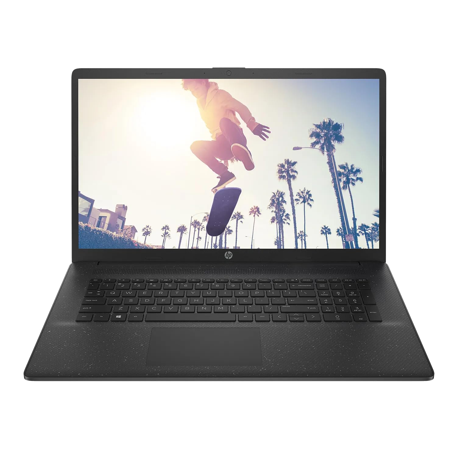 خرید از آمازون - HP 17 - مشکی - 17.3 اینچی FHD - Celeron N4120 - RAM: 32GB - SSD: 1000GB - Windows 11 Pro #با ماوس بی سیم + کیف نوت بوک