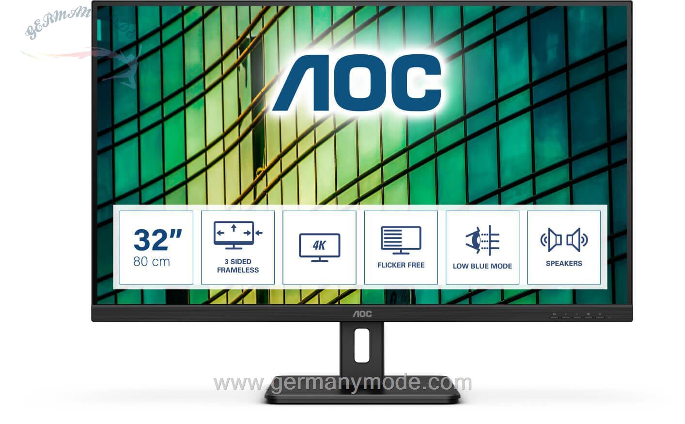 مانیتور بازی 31.5 اینچیی ای او سی AOC U32E2N