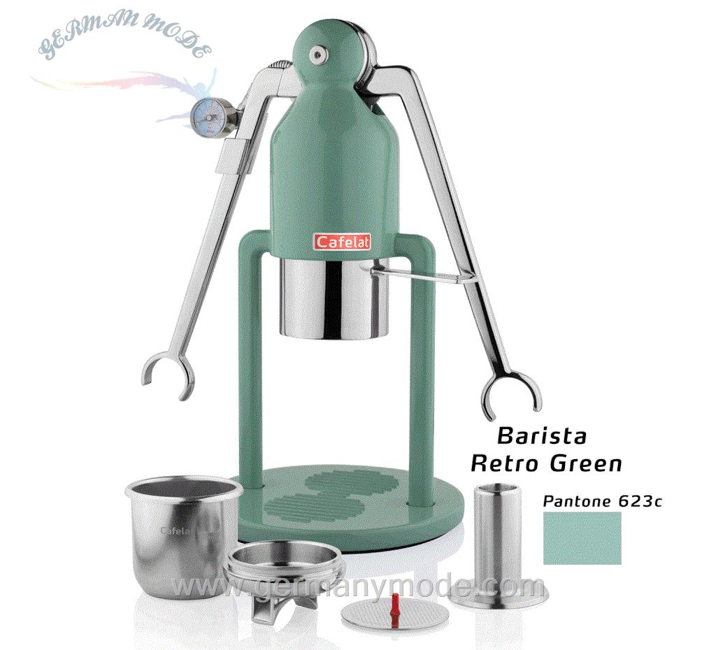 اسپرسو ساز دستی متحرک باریستا barista Cafelat Robot(retro green)