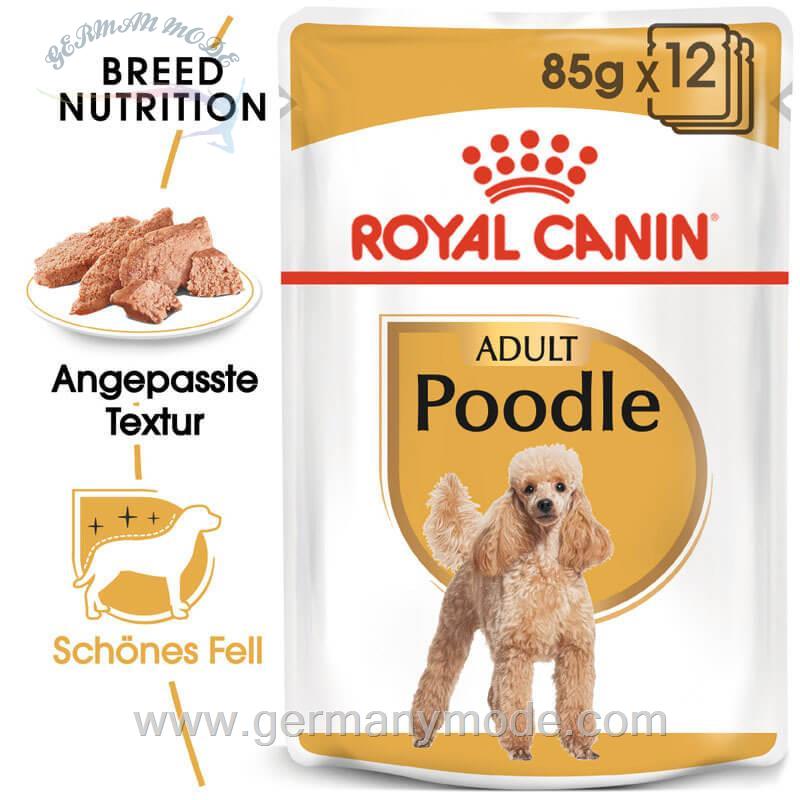 غذا مرطوب سگ بزرگسال پودل در سس رویال کنین آلمان Royal Canin Poodle Adult in Soße 12x85g
