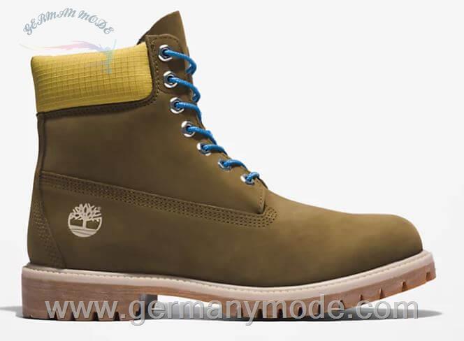 بوت ضد آب مردانه تیمبرلند آمریکا TIMBERLAND PREMIUM 6 INCH BOOT FOR MEN IN GREEN BLUE