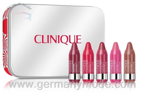 ست رژ لب مدادی 5 تایی کلینیک آمریکا CLINIQUE CHUBBY COLOR LIPPENBALSAM-SET 5x1G