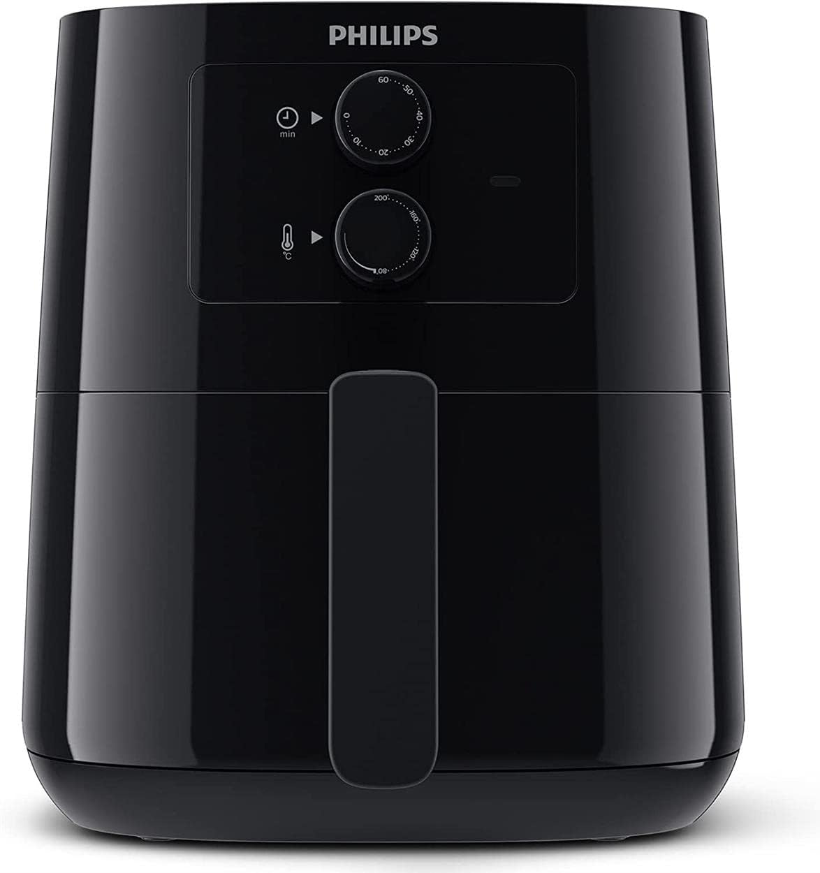 سرخ کن هوای گرم فیلیپس هلند Philips Essential Airfryer - تابه 4.1 لیتری، سرخ کن عمیق بدون روغن، فناوری Rapid Air، برنامه HomeID، کنترل زمان و دما، مشکی (HD9200/90)