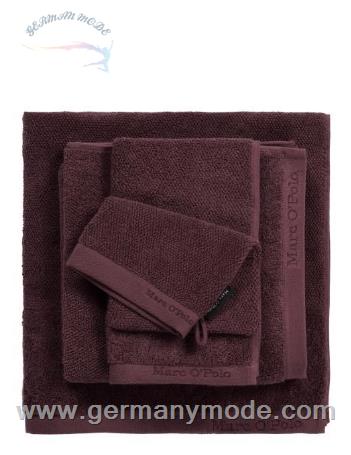 حوله دست صورت و حمام مارک او پلو آلمان Marc O Polo Timeless Uni Aubergine Handtuch