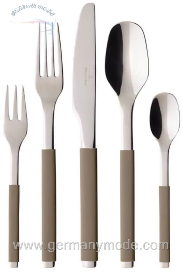سرویس قاشق چنگال 30 پارچه ویلروی اند باخ آلمان Villeroy - Boch S-Natural Cotton Besteckset 30-teilig
