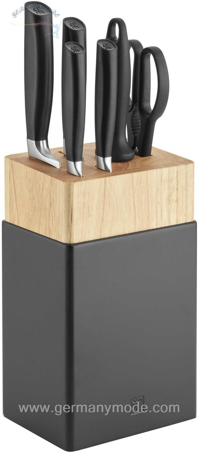 ست چاقو آشپزخانه ۷ پارچه زولینگ آلمان ZWILLING All Star Messerblockset 7-teilig schwarz