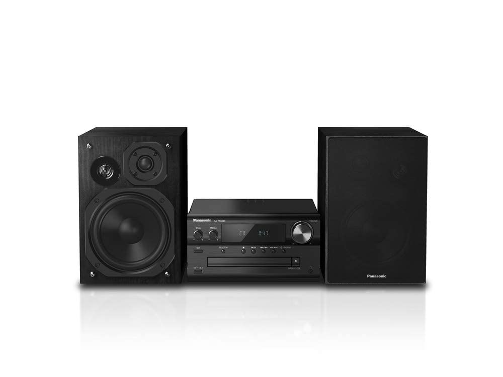 خرید از آمازون - Panasonic SC-PMX94EG-K Micro HiFi System (120 W RMS, Digital DAB+, CD, UKW , Bluetooth, USB, AUX) schwarz, Einheitsgröße Schwarz Single