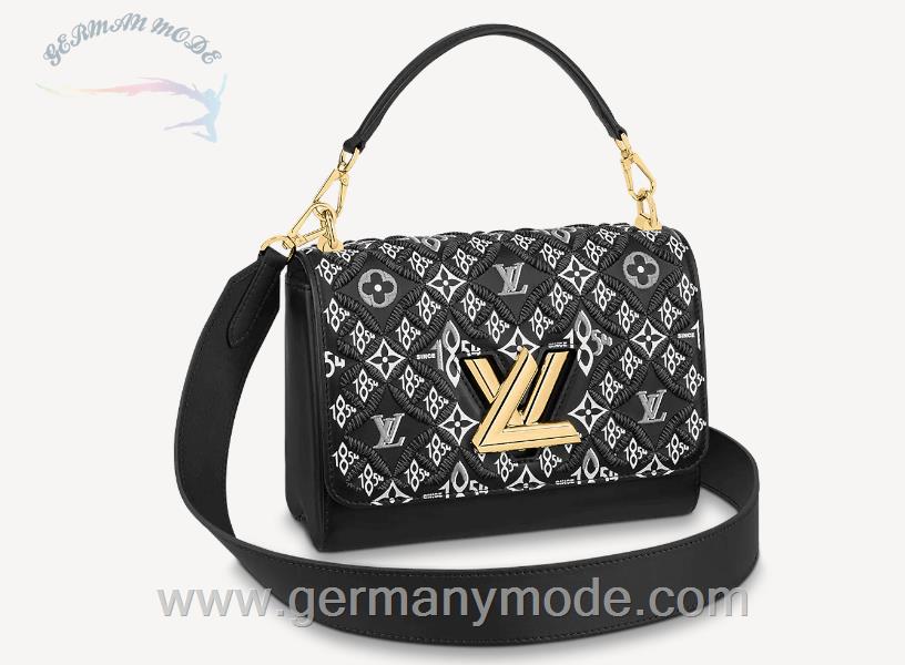 کیف مجلسی زنانه لویی ویتون فرانسه LOUIS VUITTON SINCE 1854 TWIST MM M57442
