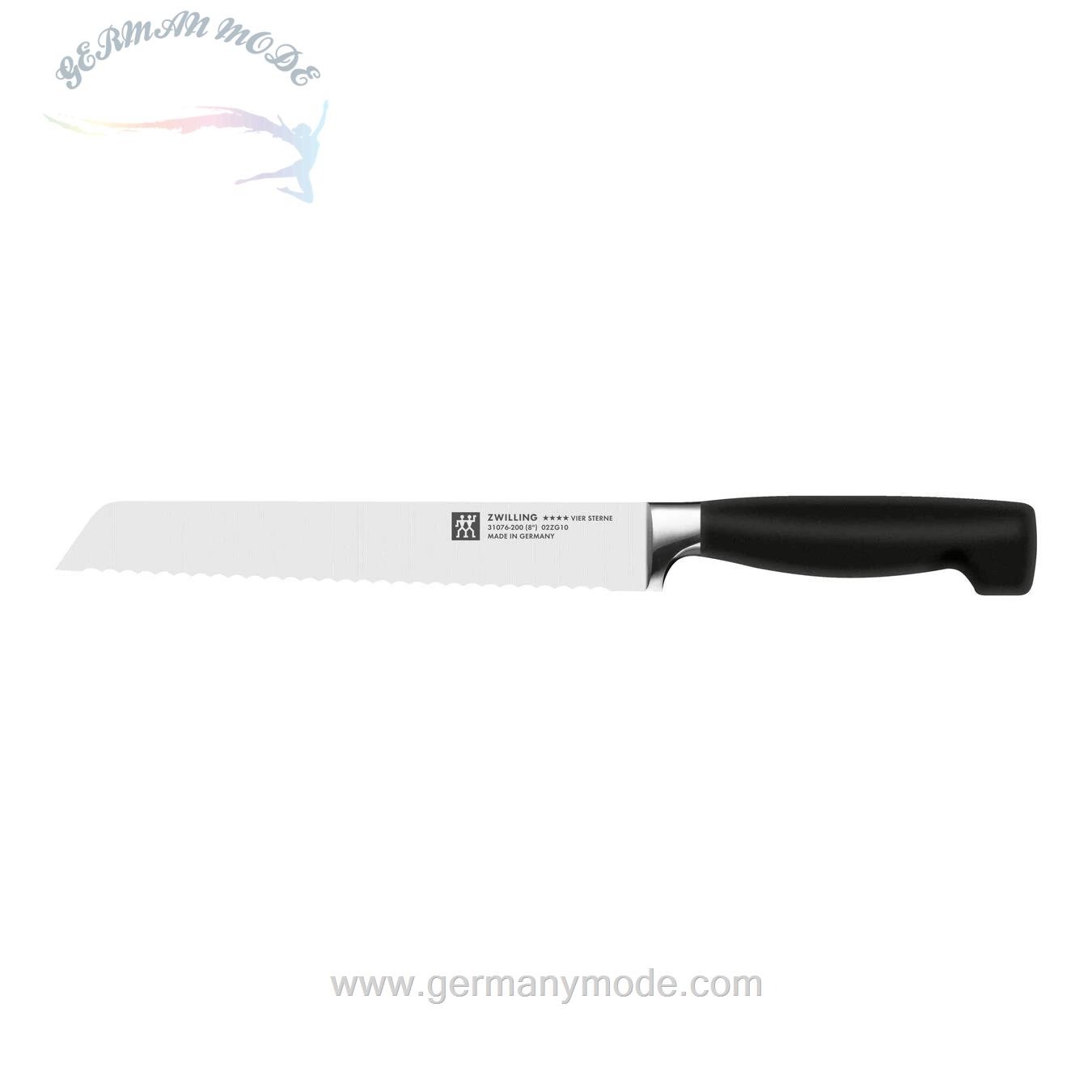 چاقو نان بر۲۰ سانت زولینگ آلمان ZWILLING VIER STERNE BROTMESSER 20 CM-WELLENSCHLIFF