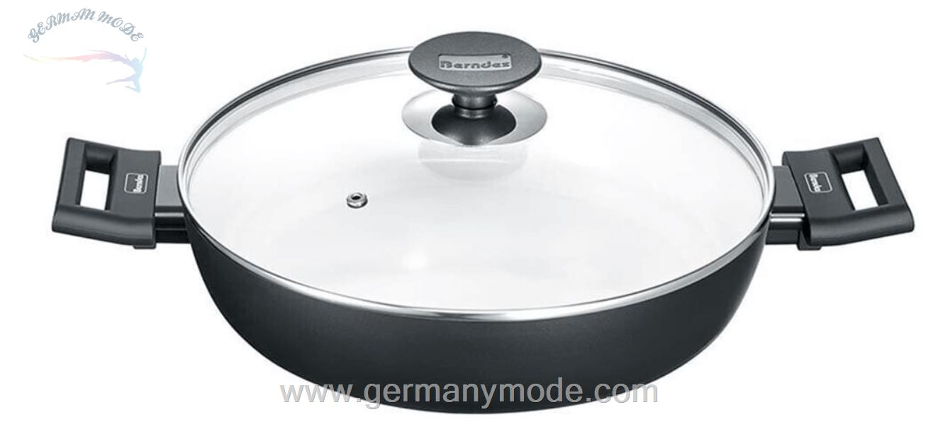 تابه 28 سانتی درب دار برندس آلمان Berndes Alu Induction Smart Servierpfanne mit Deckel 28 cm