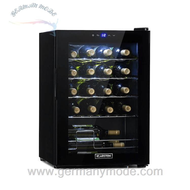 یخچال بطری سرد کن 53 لیتری کلارشتاین آلمان Klarstein Shiraz 20 Uno Weinkuhlschrank 20 Schwarz 53 Ltr