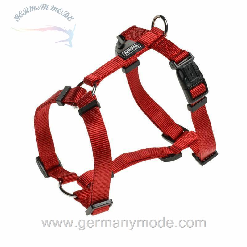 قلاده سگ آنی وان آلمان AniOne Nylon H-Harness Classic Bordeaux XS
