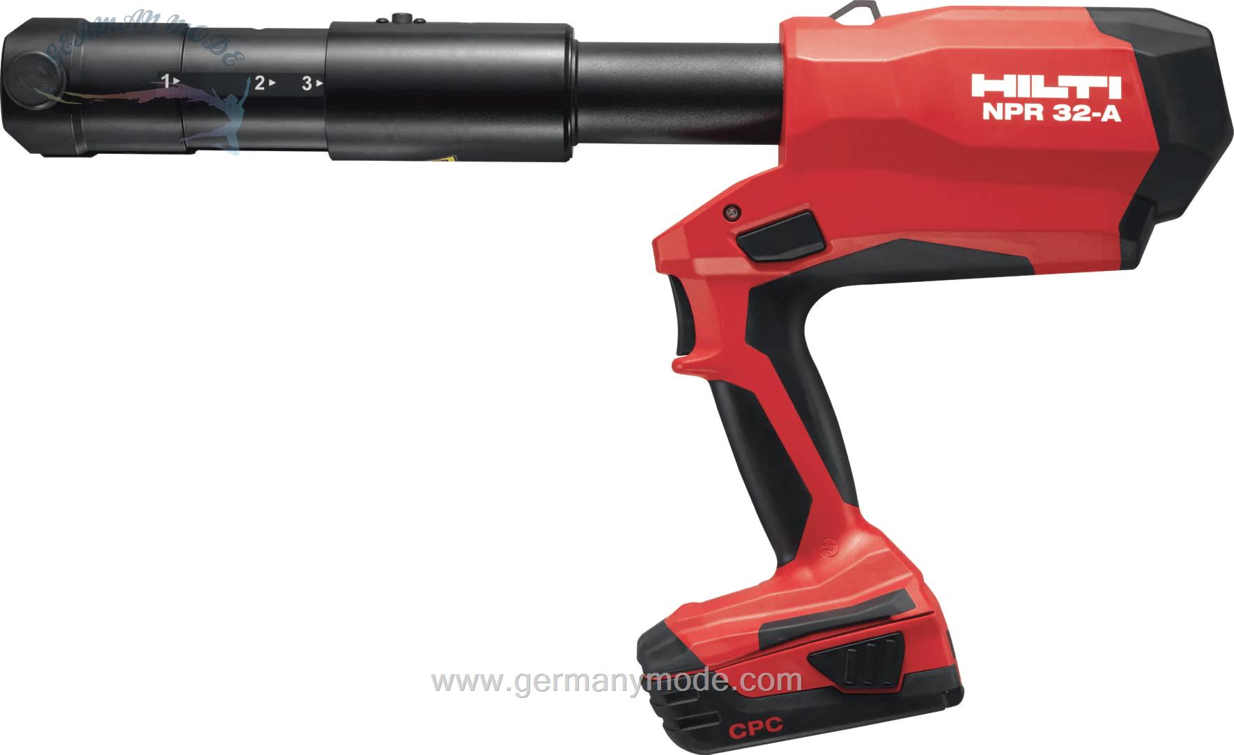 پرس هیدرولیکی شارژی هیلتی لیختن اشتاین HILTI AKKU-ROHRPRESSE NPR 32-A MIT PISTOLENGRIFF