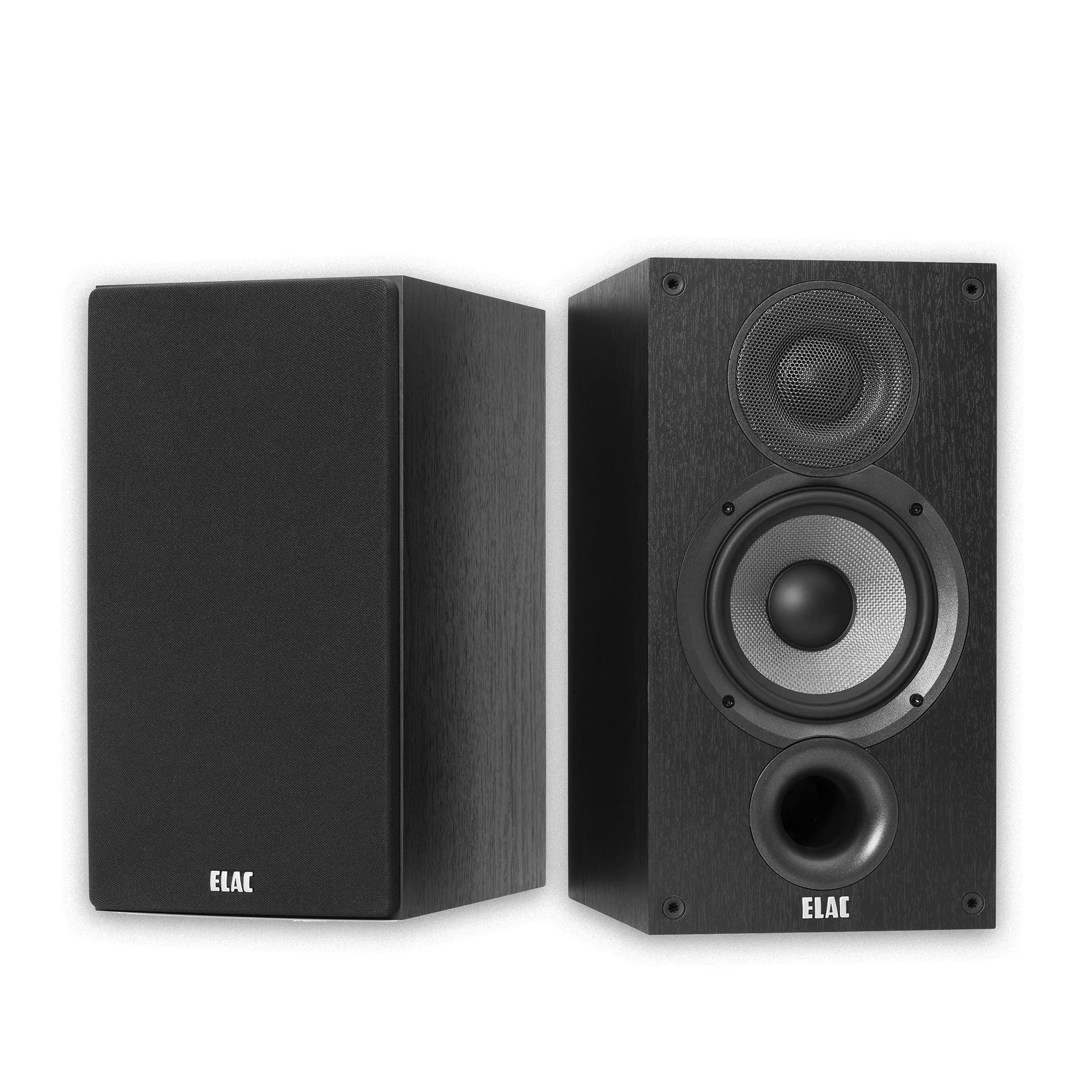 خرید از آمازون - بلندگوی قفسه کتاب ELAC DEBUT B5.2، ایده آل برای پخش موسیقی از طریق سیستم استریو، به عنوان بخشی از سیستم فراگیر 5.1، صدای عالی و طراحی با کیفیت بالا، 2 بلندگوی غیرفعال
