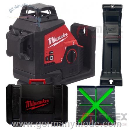 تراز لیزری خطی میلواکی آمریکا Milwaukee M12 3PL 3PL-0C (4933478103)