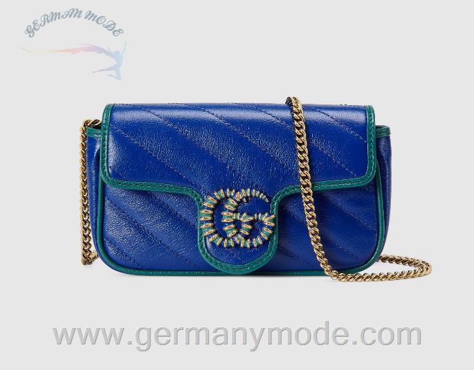 کیف مجلسی زنانه گوچی ایتالیا GUCCI GG Marmont Super-Mini-Tasche 574969 1X5EG 8382