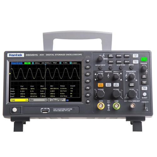 خرید از ایبی - اسیلوسکوپ دیجیتال Hantek DSO2000 Series 2CH+1CH 1GSa/s 100/150MHz 25MHz AWG