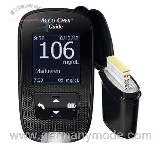 دستگاه و نوار تست قند خون اکیو چک آلمان Accu-Chek Guide Set mg/dl