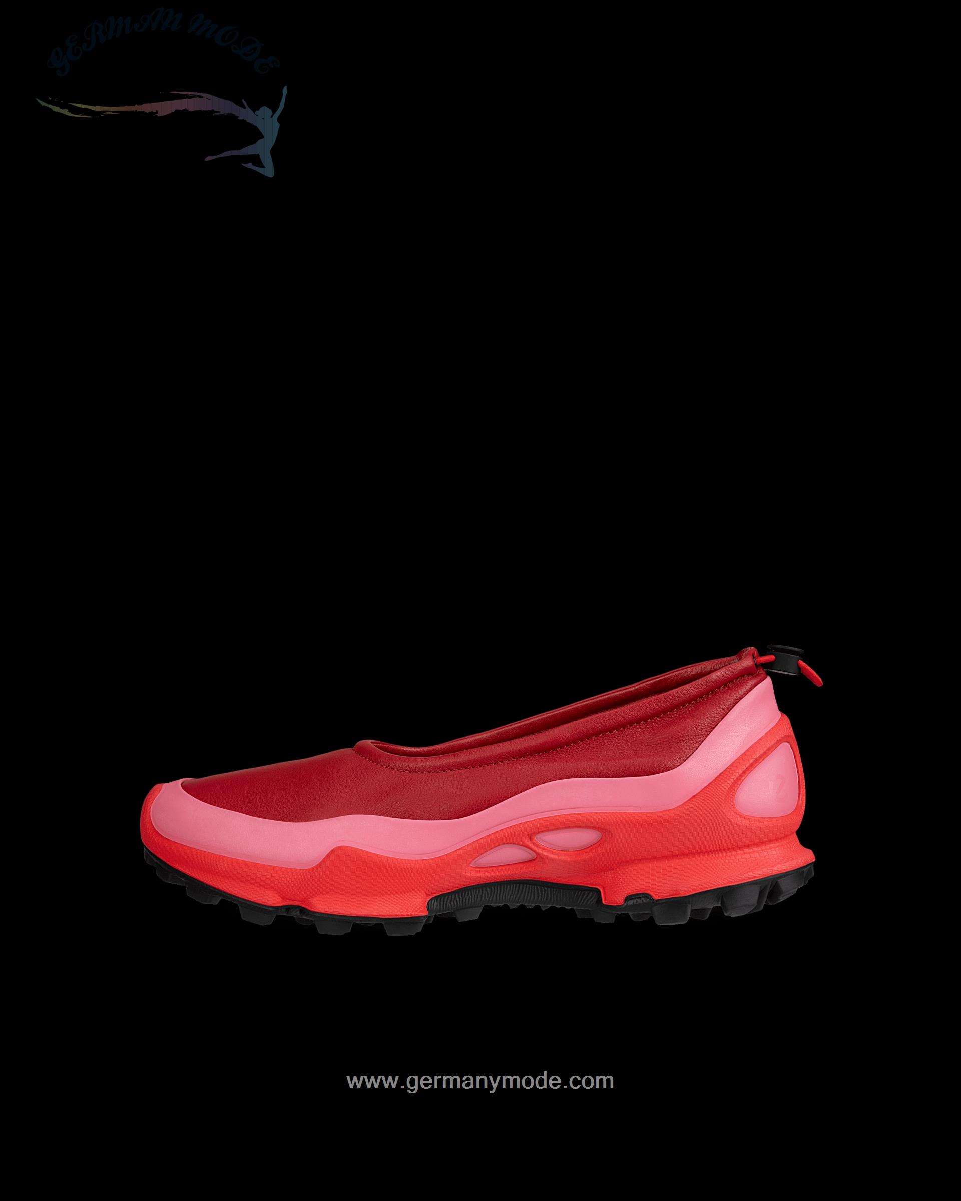 دمپایی چرم زنانه اکو دانمارک ECCO BIOM C-TRAIL W Damen Lederslipper Rot