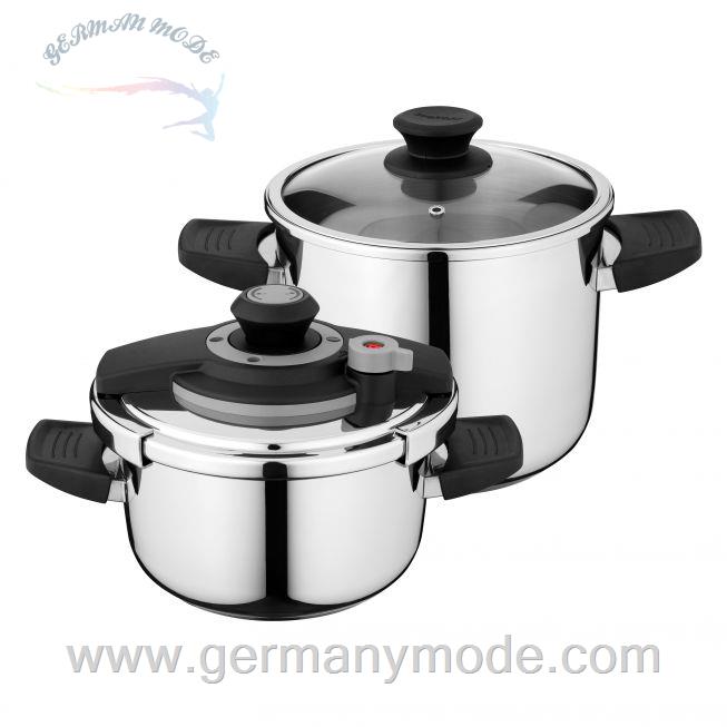 ست زودپز 4 پارچه برگهف بلژیک Berghoff Schnellkochtopf-Set 4-teilig Vita - Essentials