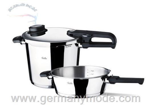 زودپز 2.5 و 6 لیتری فیسلر آلمان Fissler Vitavit Premium Pärchen 6- 2,5 l mit Einsatz