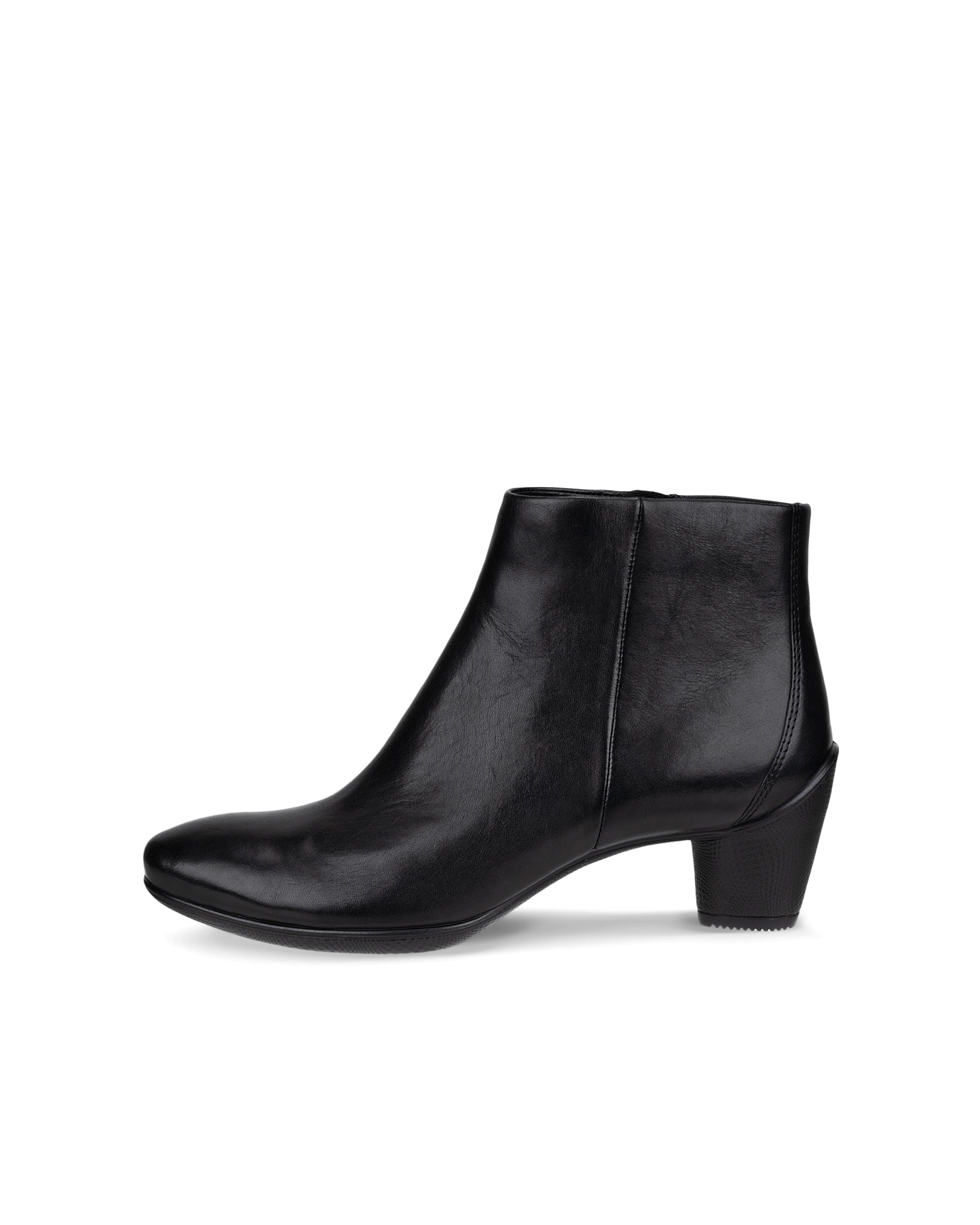 نیم بوت زنانه اکو دانمارک ECCO SCULPTURED 45 Damen Ankle Boot aus Leder Schwarz