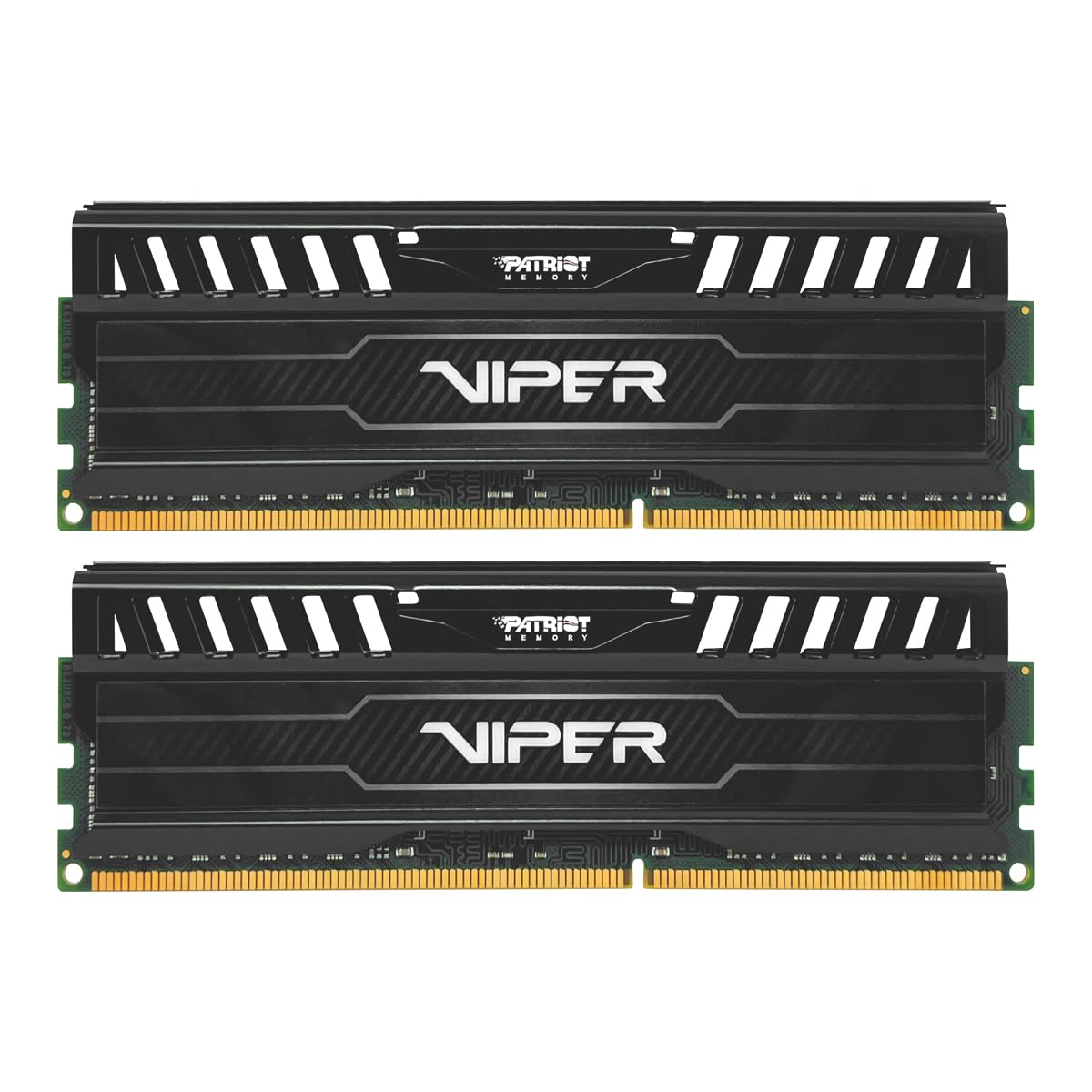 خرید از آمازون - Patriot 16GB (2x8GB) Vier III DDR3 1600MHz (PC3 12800) CL9 Desktop Memory with Black Mamba Heatsink - PV316G160C9K 16GB (2x8GB) 1600Mhz C9