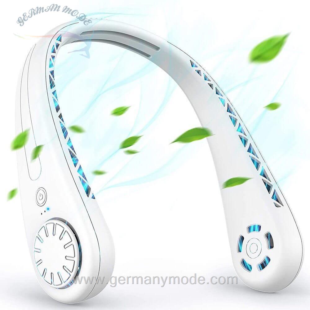 پنکه شارژی گردنی گلدجی GelldG Mini USB-Ventilator Nackenventilator- USB Wiederaufladbarer