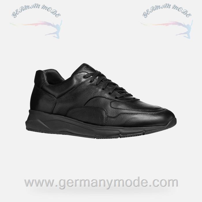 کتانی ورزشی مردانه جی اوکس ایتالیا GEOX NIEDRIGE SNEAKERS Radente Herr Schwarz