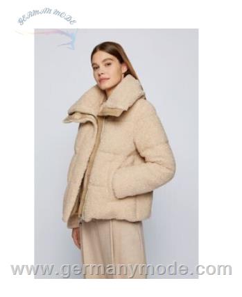 کت زمستانی پر زنانه هوگو باس آلمان Hugo Boss Partedy (50457543) beige
