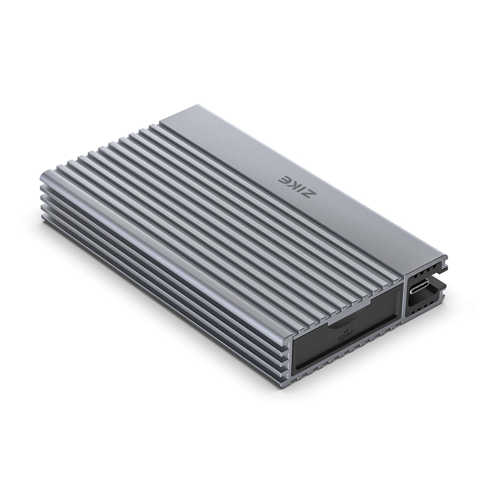 خرید از آمازون - محفظه ZIKE 40Gbps M.2 NVMe SSD USB4.0 تا 3811MB/s محفظه آلومینیومی Z666، سازگار با Thunderbolt4 M.2 M-Key 2280، USB4 USB3.2 Gen2/Gen1 PCI-E Gen 4x4 نصب بدون ابزار
