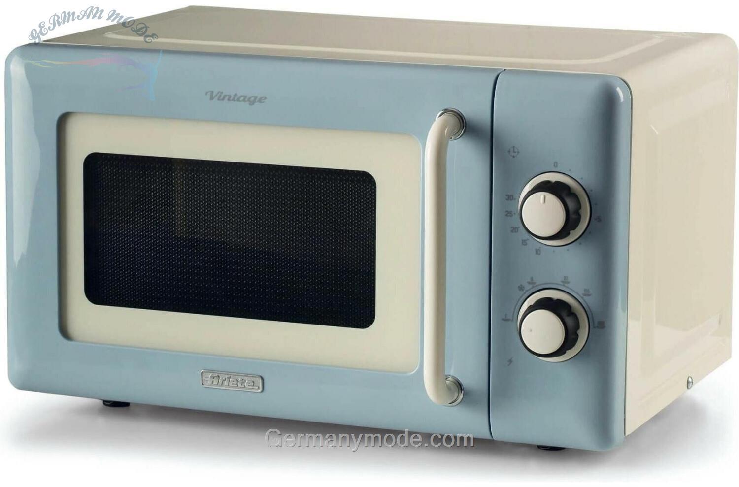 مایکروویو آریته ایتالیا آبی Ariete 3960/05 Vintage Microwave 800W