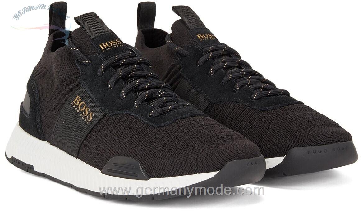 کتانی مردانه هوگو باس آلمانHugo Boss Titanium_Runn_knst1 (50452034) (50452034-007) combi black