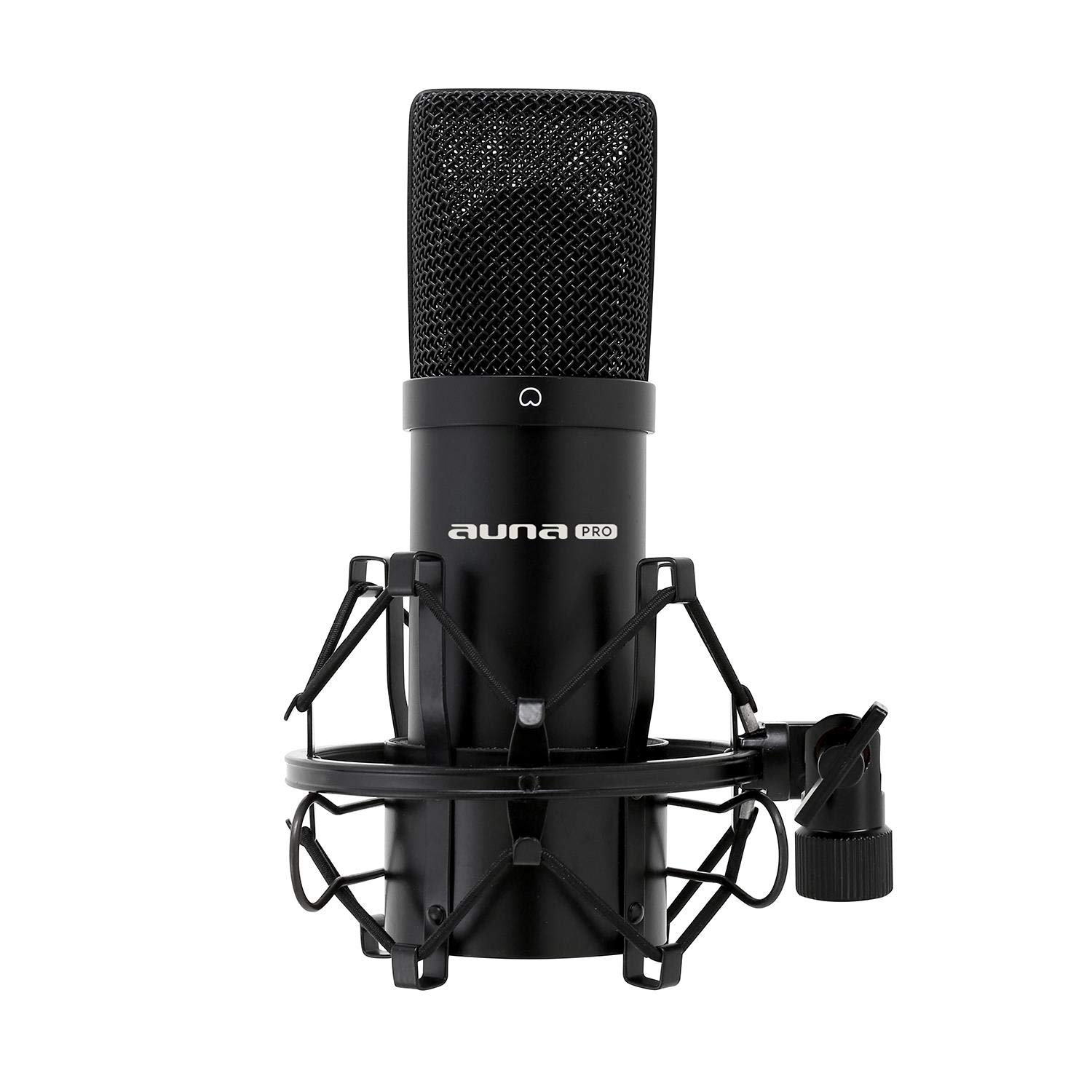 خرید از آمازون - auna Pro MIC-900B، میکروفون خازنی USB، میکروفون بازی، میکروفون پایه برای ضبط صدا و صدا، کامپیوتر و استودیو، میکروفون USB، کپسول 16 میلی‌متری، 320 هرتز - 18 کیلوهرتز، مشکی
