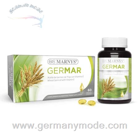 کپسول مکمل غذایی روغن جوانه گندم تقویت مو 60 عددی مارنیس اسپانیا MARNYS Germar 60 MN414