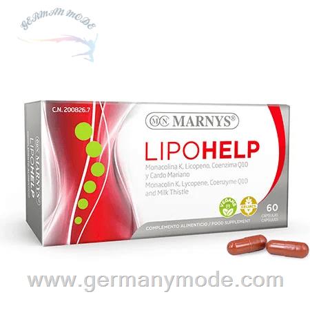 کپسول مکمل لیپید تقویت قلب و عروق 60 عددی مارنیس اسپانیا MARNYS Lipohelp MN105A
