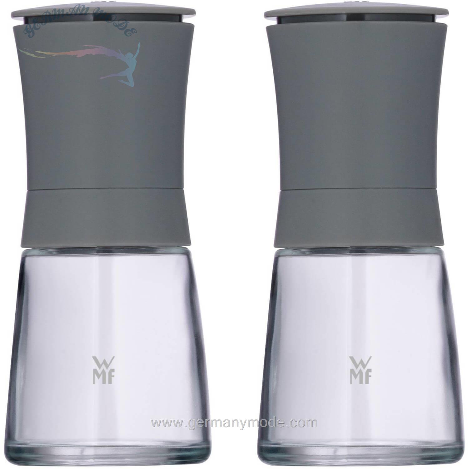 ست آسیاب نمک و فلفل وی ام اف آلمان WMF Ceramill Trend Gewürzmühlenset 2-tlg grau