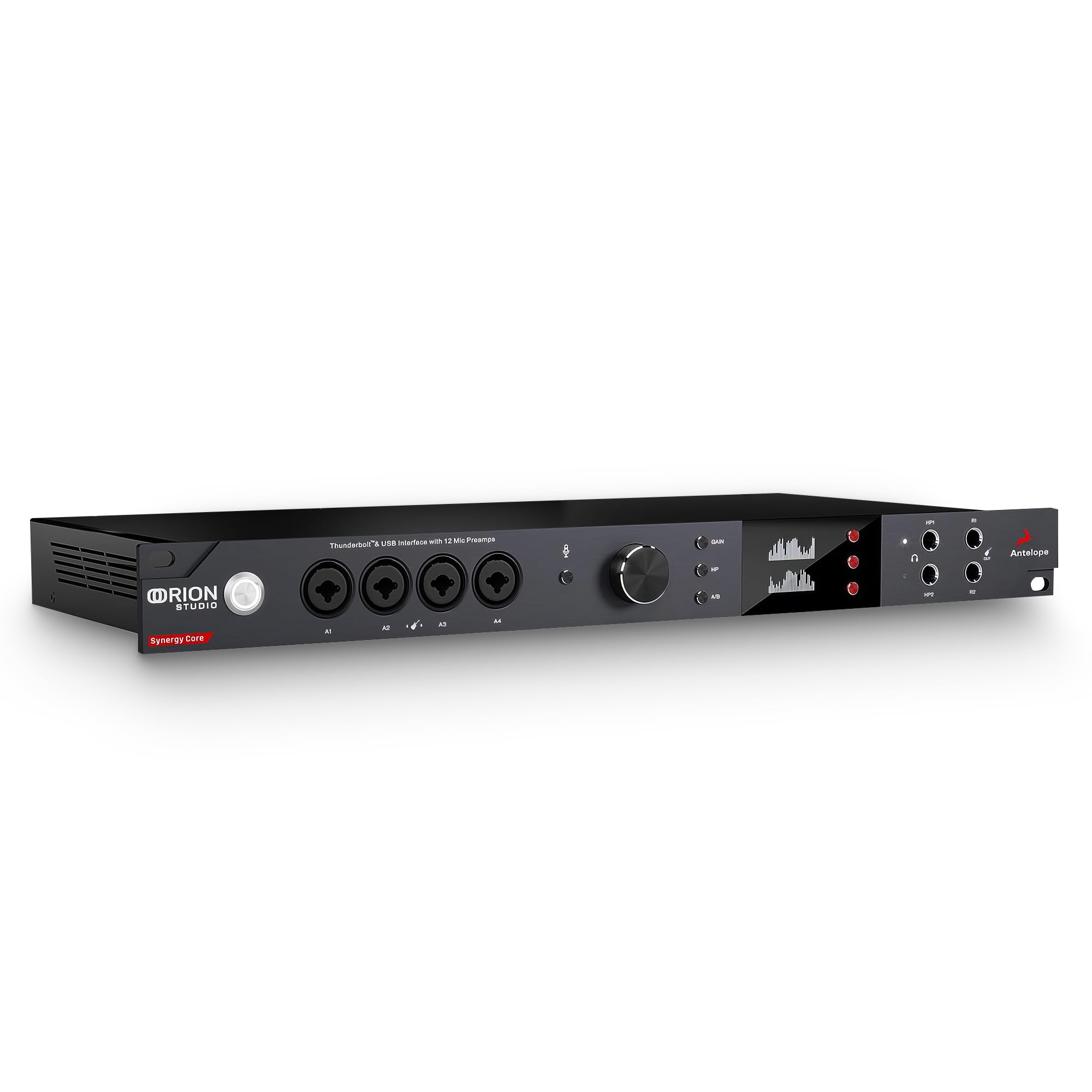 خرید از آمازون - Orion Studio Synergy Core Thunderbolt 3 Interface و USB Audio Interface با 12 preamp مجزا و 6 پردازنده DSP + 2 FPGA FX برای ضبط صدا - Antelope Audio
