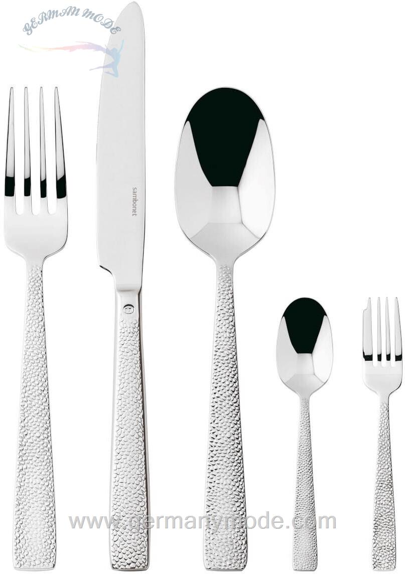 سرویس قاشق چنگال 30 پارچه سامبونت ایتالیا Sambonet Siena Besteckset 30-tlg silber