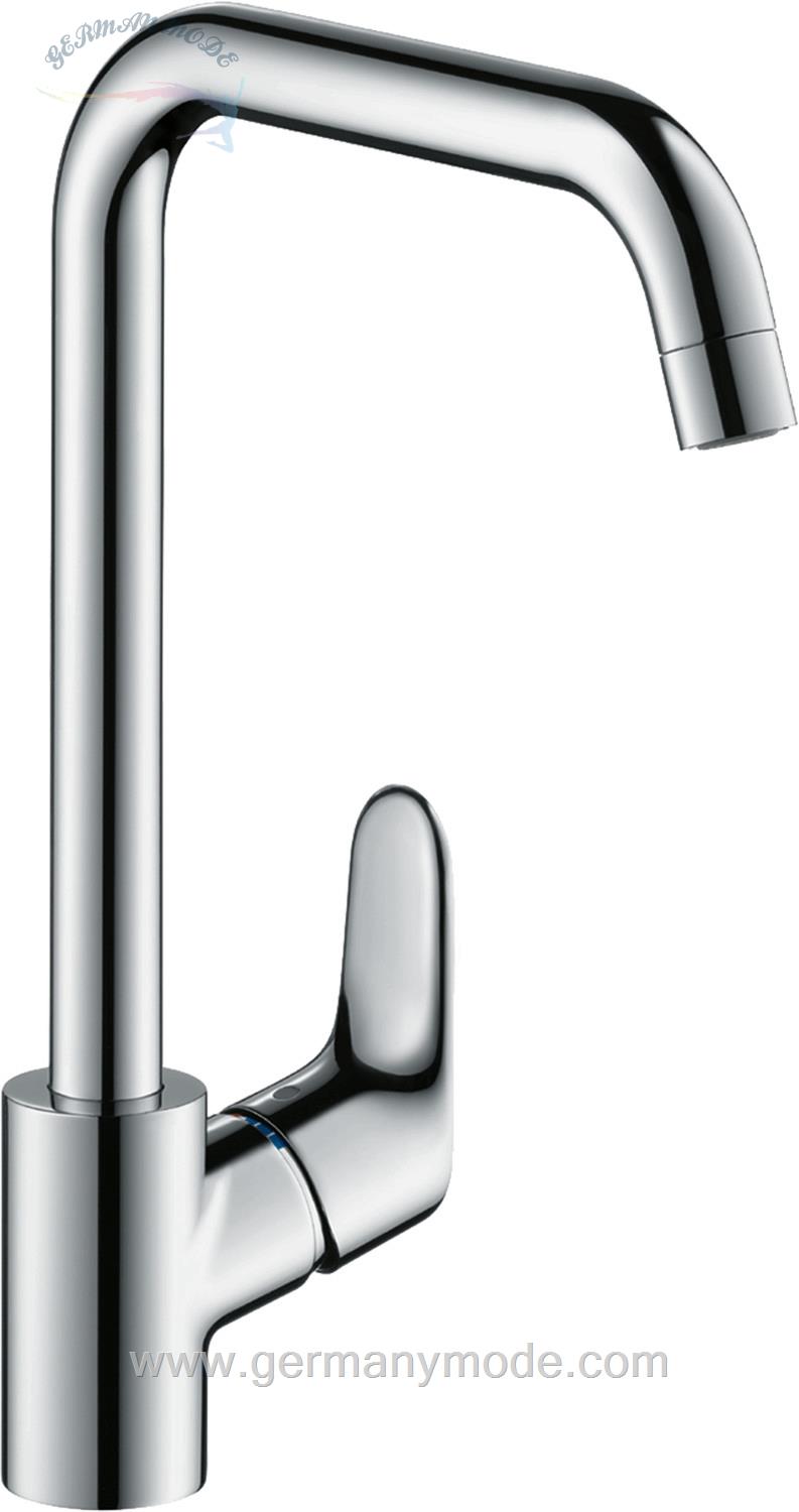 شیر مخلوط ظرفشویی هانس گروهه آلمان Hansgrohe Focus M41 Einhebel Küchenmischer 260 1jet 31820 chrom 31820000