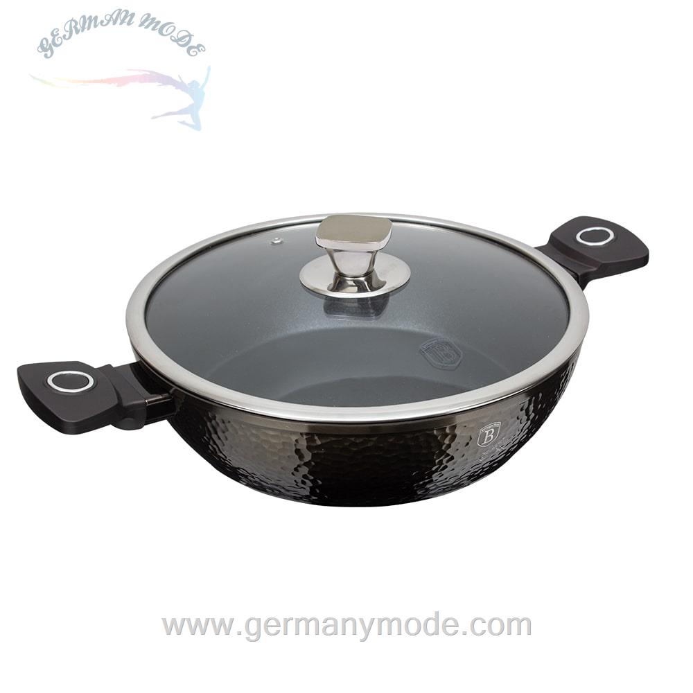 قابلمه کم عمق 28 سانت درب دار برلینگر هاوس مجارستان BerlingerHaus SHALLOW POT 28 CM BERLINGER HAUS BH/6577 PRIMAL GLOSS COLLECTION