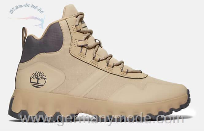 کتانی ساق دار مردانه تیمبرلند آمریکا Timberland GREENSTRIDE TBL EDGE SNEAKER BOOT FOR MEN IN BEIGE