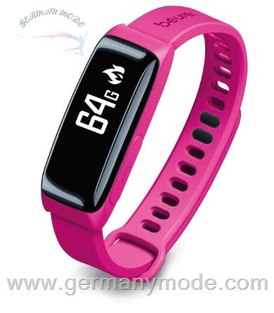 ساعت و ضربان سنج مچی بیورر آلمان Beurer Aktivitätssensor AS 81 BodyShape Bluetooth Pink