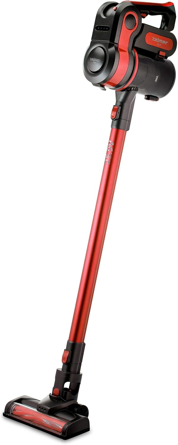 جارو شارژی زلمر لهستان Zelmer ZSVC259V، جارو برقی باتری‌دار، ۲۵.۹ ولت، فناوری سیکلون، ظرفیت ۰.۶ لیتر، ۲۲.۲ ولت
