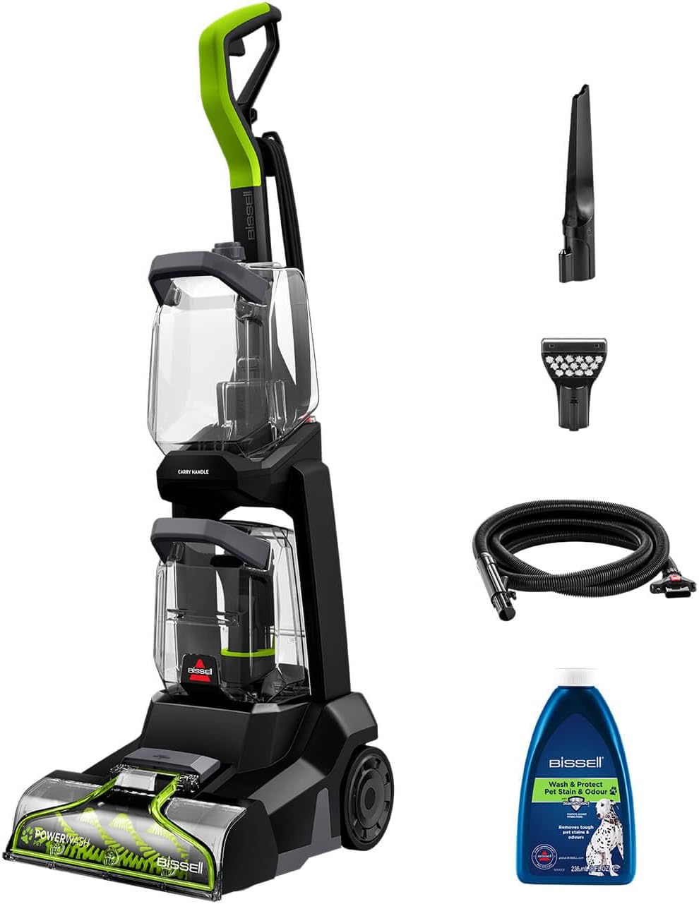 فرش شوی و مبل شوی بیسل آمریکا BISSELL PowerWash Pet 3878N | قالیشویی | حذف ناخالصی ها و آلرژن ها از حیوانات خانگی شما | قدرت مکش 600 وات | آسان | تکنولوژی دو مخزن | با کابل