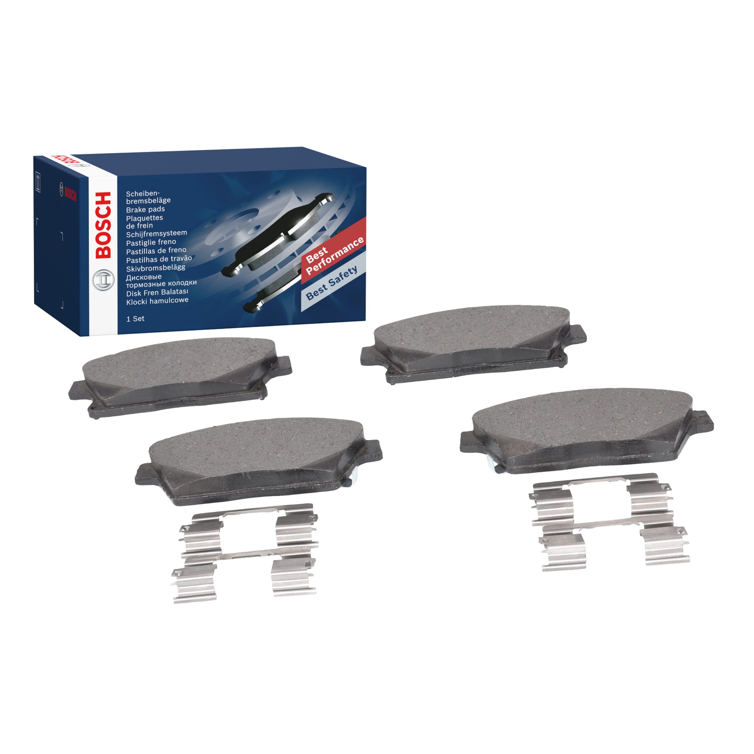 لنت ترمز بوش Bosch BP1356 - محور جلو - گواهی ECE-R90 - چهار لنت ترمز در هر مجموعه